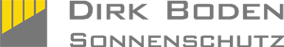 Logo Dirk Boden Sonnenschutz - zurueck zur Startseite